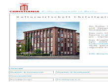 Tablet Screenshot of christiania.de